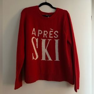 Apres Ski red women’s sweater